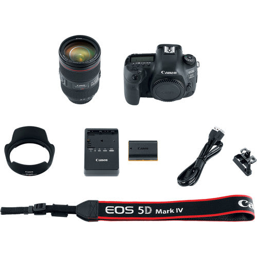 Canon EOS 5D Mark IV DSLR Camera with 24-105mm f/4L II Lens