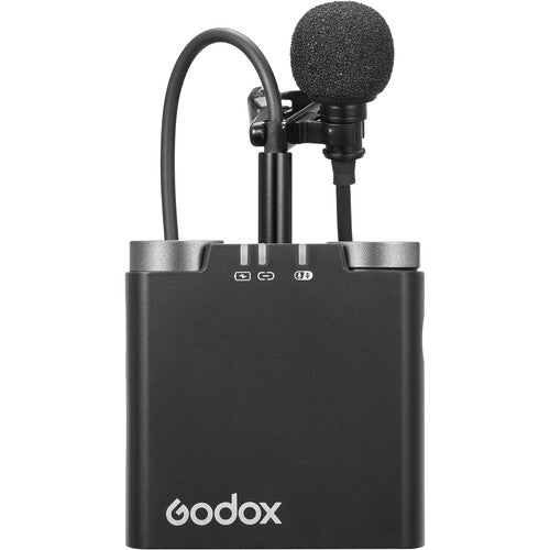 Godox Virso S M2 2-Person Wireless Microphone System for Sony Cameras and Smartphones (2.4 GHz)