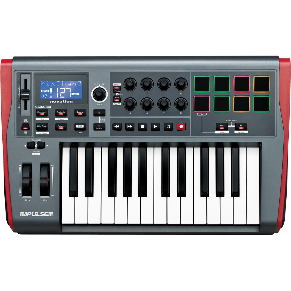 Novation Impulse 61 USB-MIDI Keyboard Controller