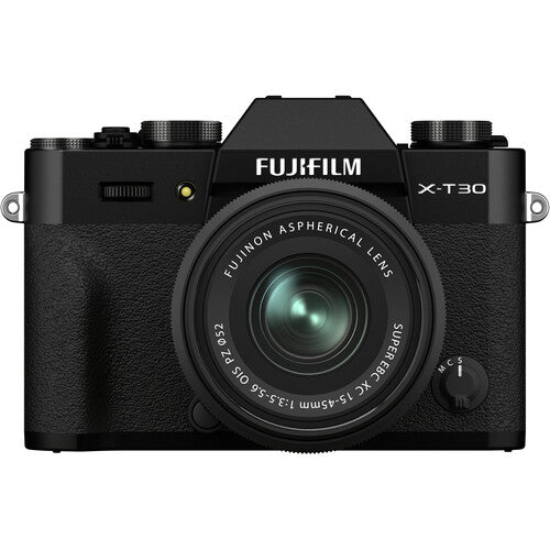 FUJIFILM X-T30 II Mirrorless Camera with XC 15-45mm OIS PZ Lens Black