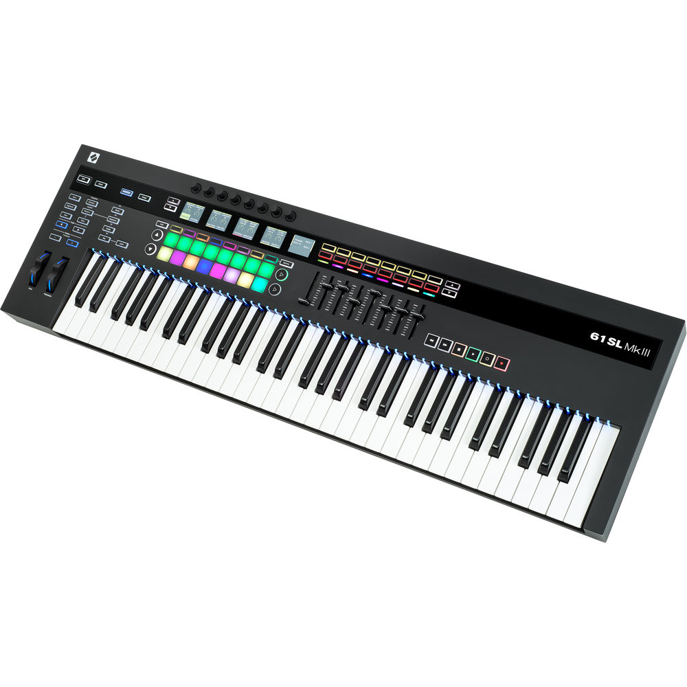 Novation SL MkIII MIDI and CV Keyboard Controller with Sequencer (61-Note Keyboard)