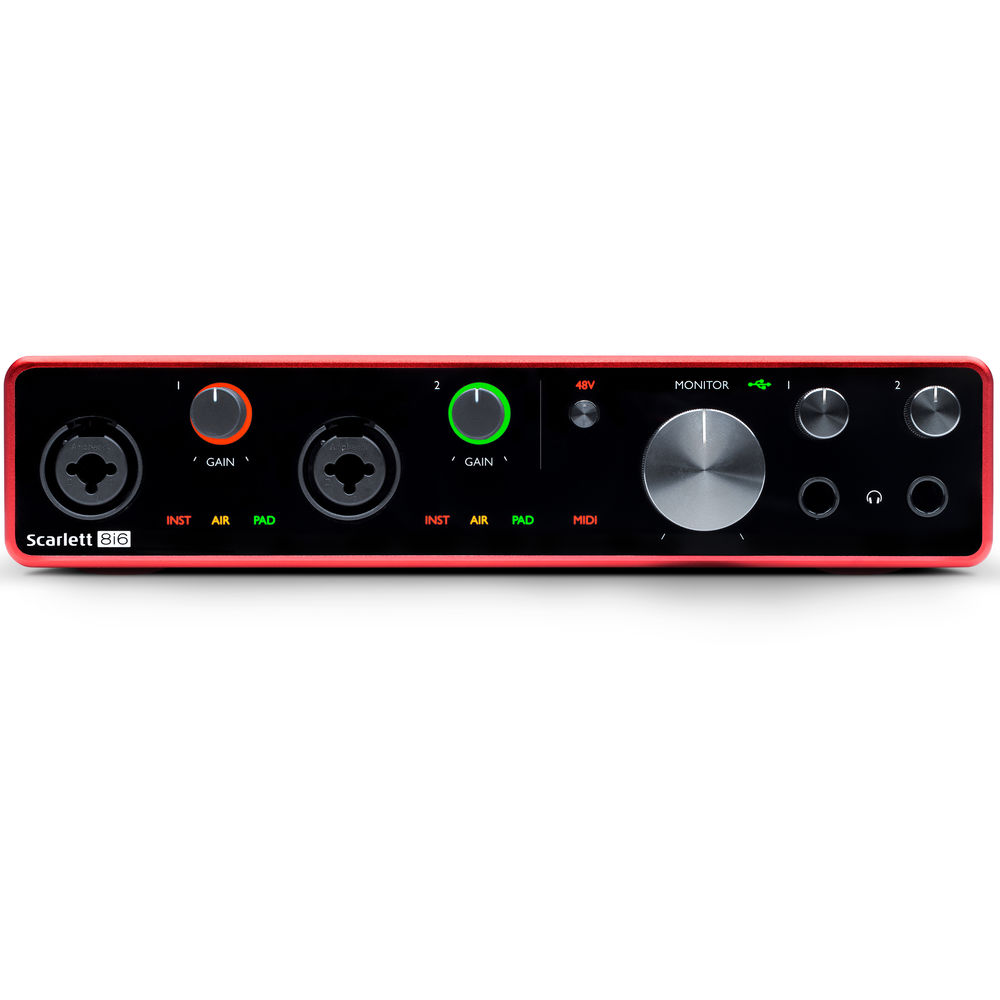 Focusrite Scarlett 8i6 8x6 USB Audio/MIDI Interface (3rd Generation)