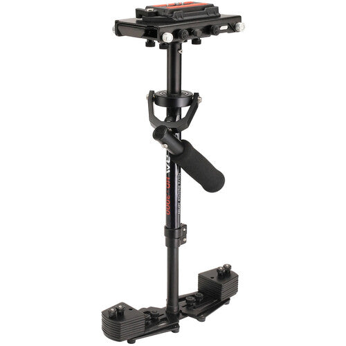 Flycam HD-3000 Video Camera Stabilizer with Quick Release Plate and Table Clamp