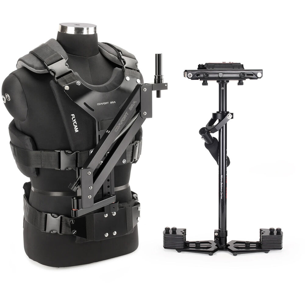 Flycam HD-5000 Stabilizer with Sliding QR Platform, Table Clamp, and Comfort Arm & Vest