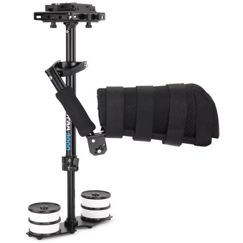 Flycam 3000 Stabilizer with Sliding QR Platform & Arm Brace