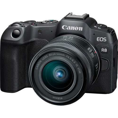 Canon EOS R8 with RF 24-50mm f/4.5-6.3 IS STM Lens