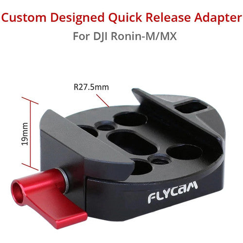 Flycam Quick Release Plate Adapter for Ronin-M and Ronin-MX