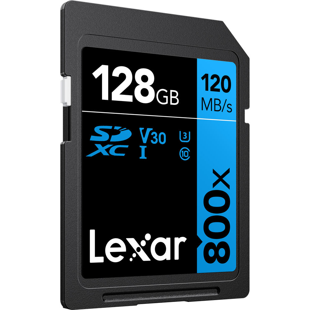 Lexar 128GB High-Performance 800x UHS-I SDXC Memory Card