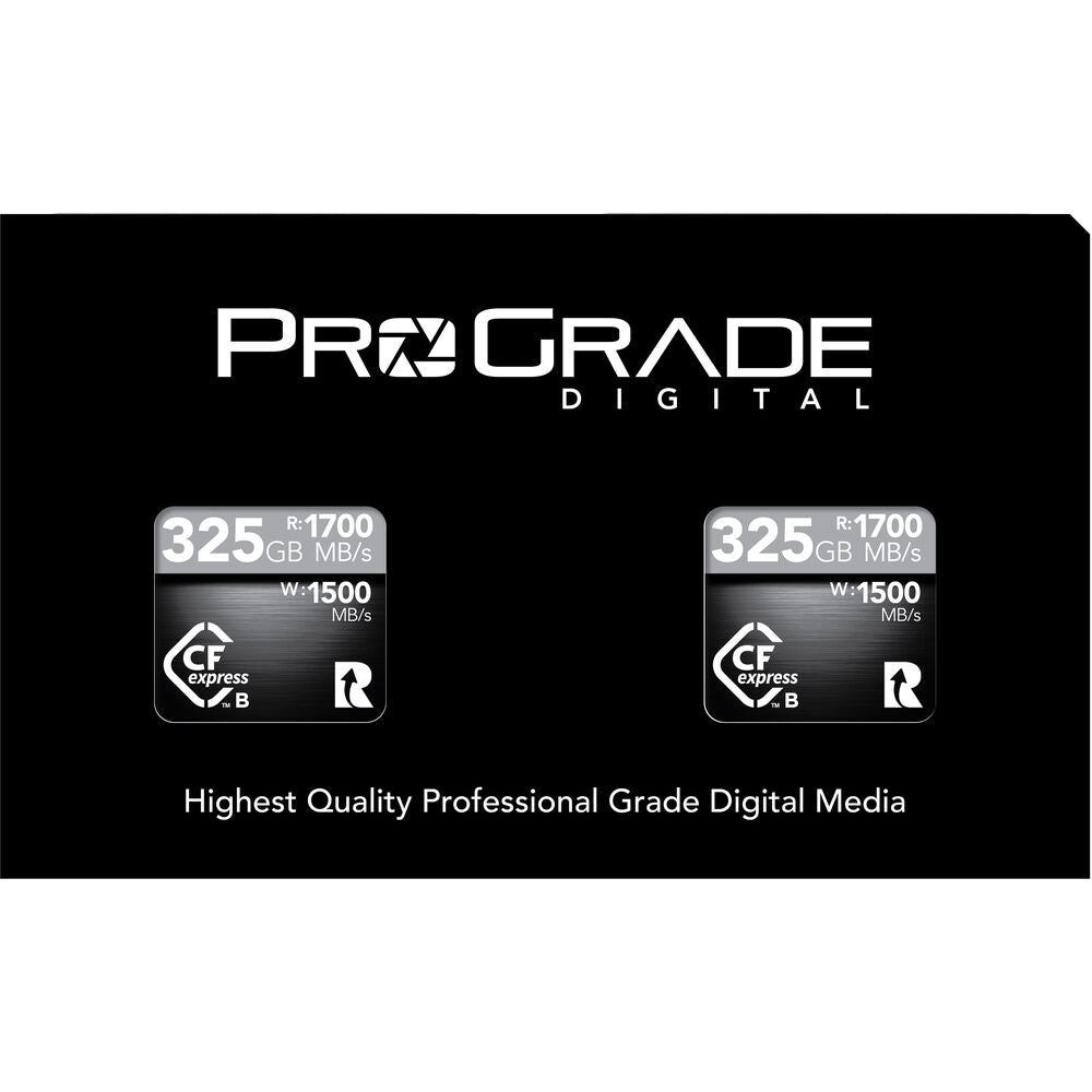 ProGrade Digital 325GB CFexpress 2.0 Type B Cobalt Memory Card 2-Pack –  GEARS OF FUTURE