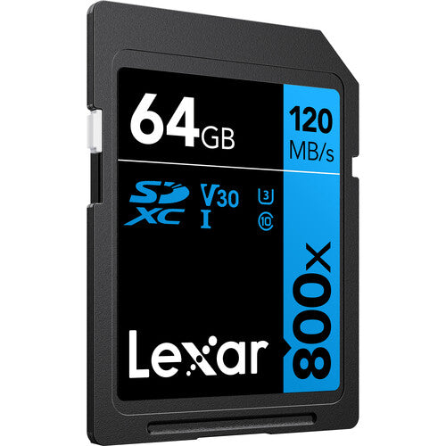 Lexar 64GB High-Performance 800x UHS-I SDXC Memory Card