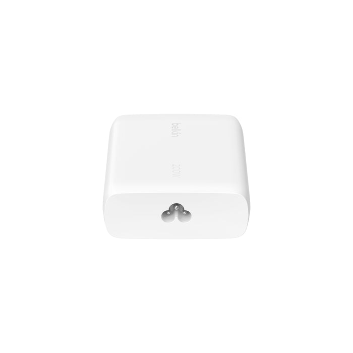 Belkin BEL 200W USB-C CHARGER,GAN,4-PORT,WHT,2M CORD