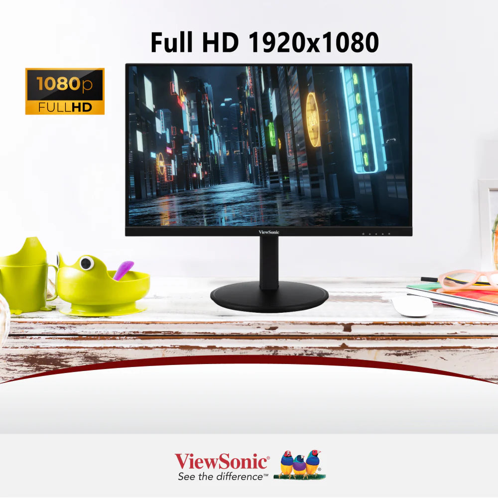 VIEWSONIC VG2409-MHU 24” Full HD USB-C Monitor with Dual Speakers