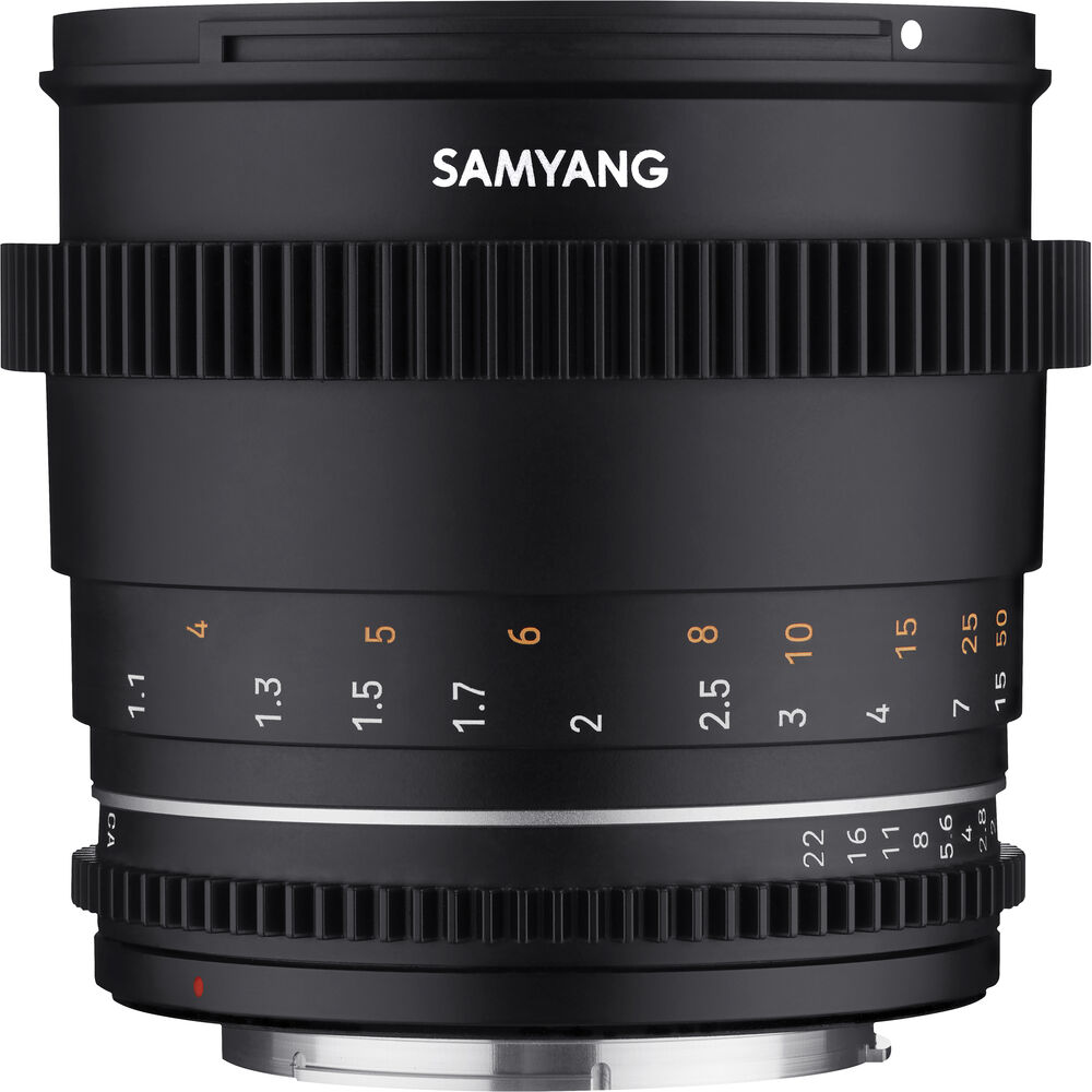 Samyang 85mm T1.5 VDSLR MK2 Lens For Canon