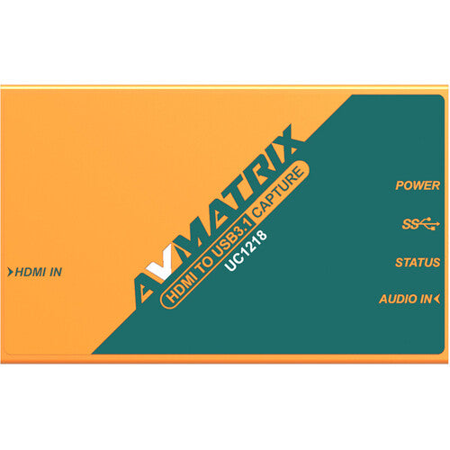 AVMATRIX UC1218 HDMI to USB 3.0 Video Capture