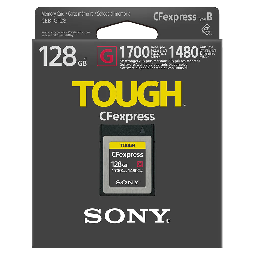 Sony CEB-G Series CFexpress Type B 128 GB Memory Card