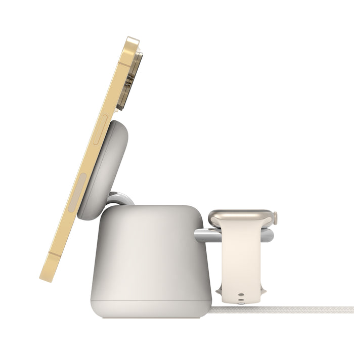 Belkin BoostCharge Pro 2-in-1 Wireless Charging Dock with MagSafe 15W