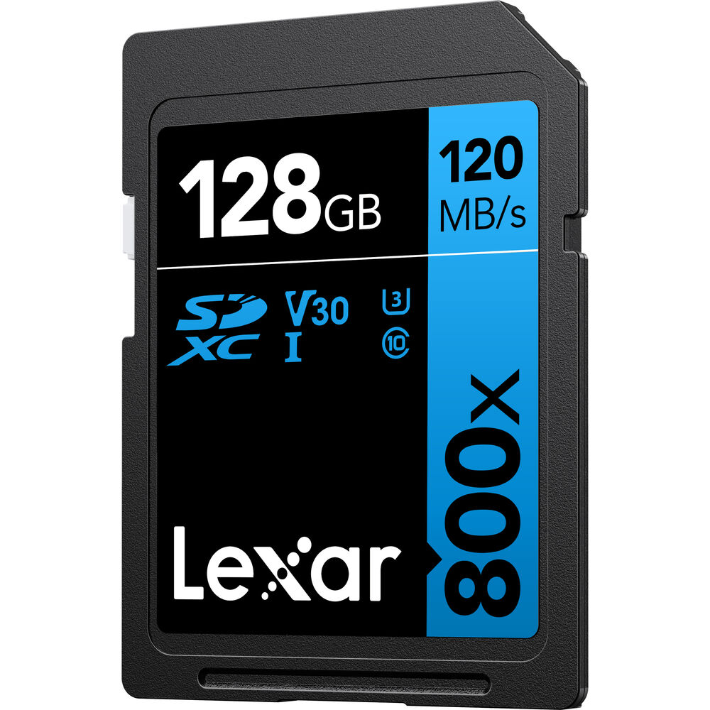 Lexar 128GB High-Performance 800x UHS-I SDXC Memory Card