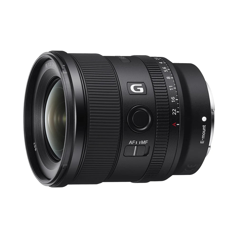 Sony FE 20mm F1.8 G (SEL20F18G) E-Mount Full-Frame, Ultra-Wide-Angle G Lens