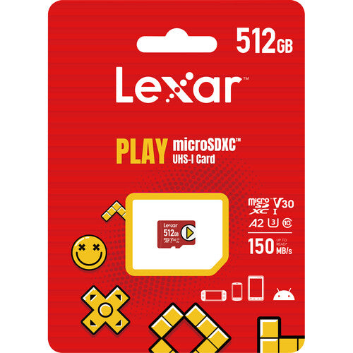 Lexar 512GB PLAY UHS-I microSDXC Memory Card