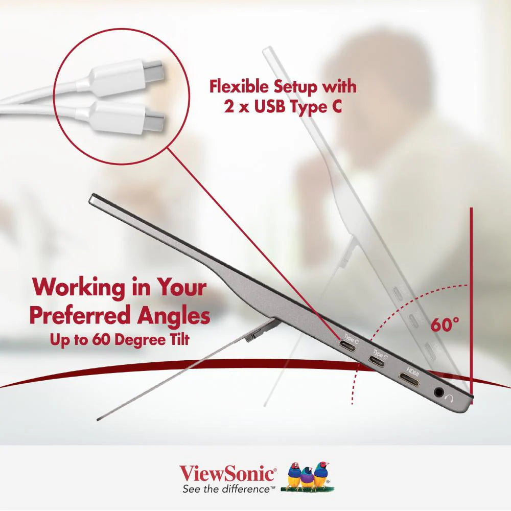 VIEWSONIC VG1655 16" Portable Monitor