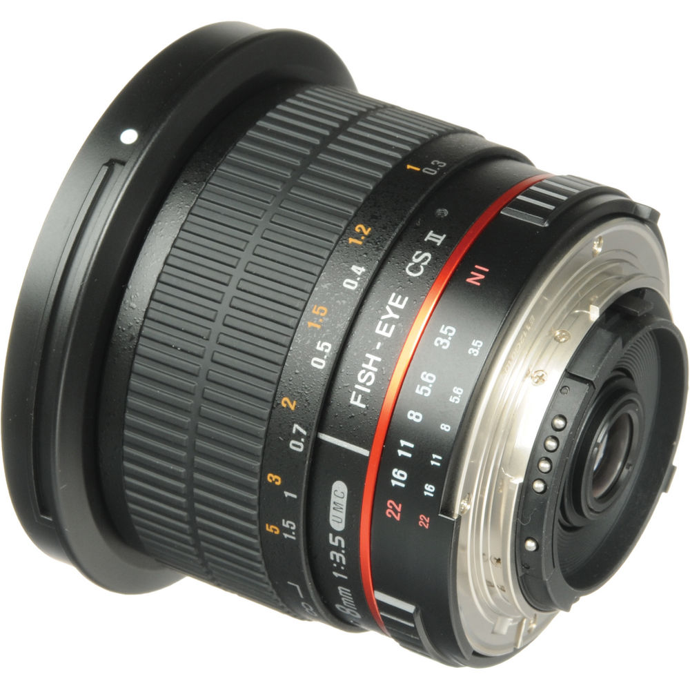 Samyang MF 8mm F3.5 Lens For Nikon AE