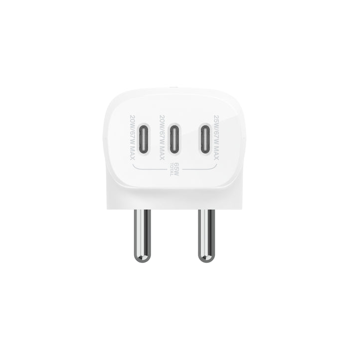 Belkin BoostCharge 3 Port USB-C® Wall Charger with PPS 67W