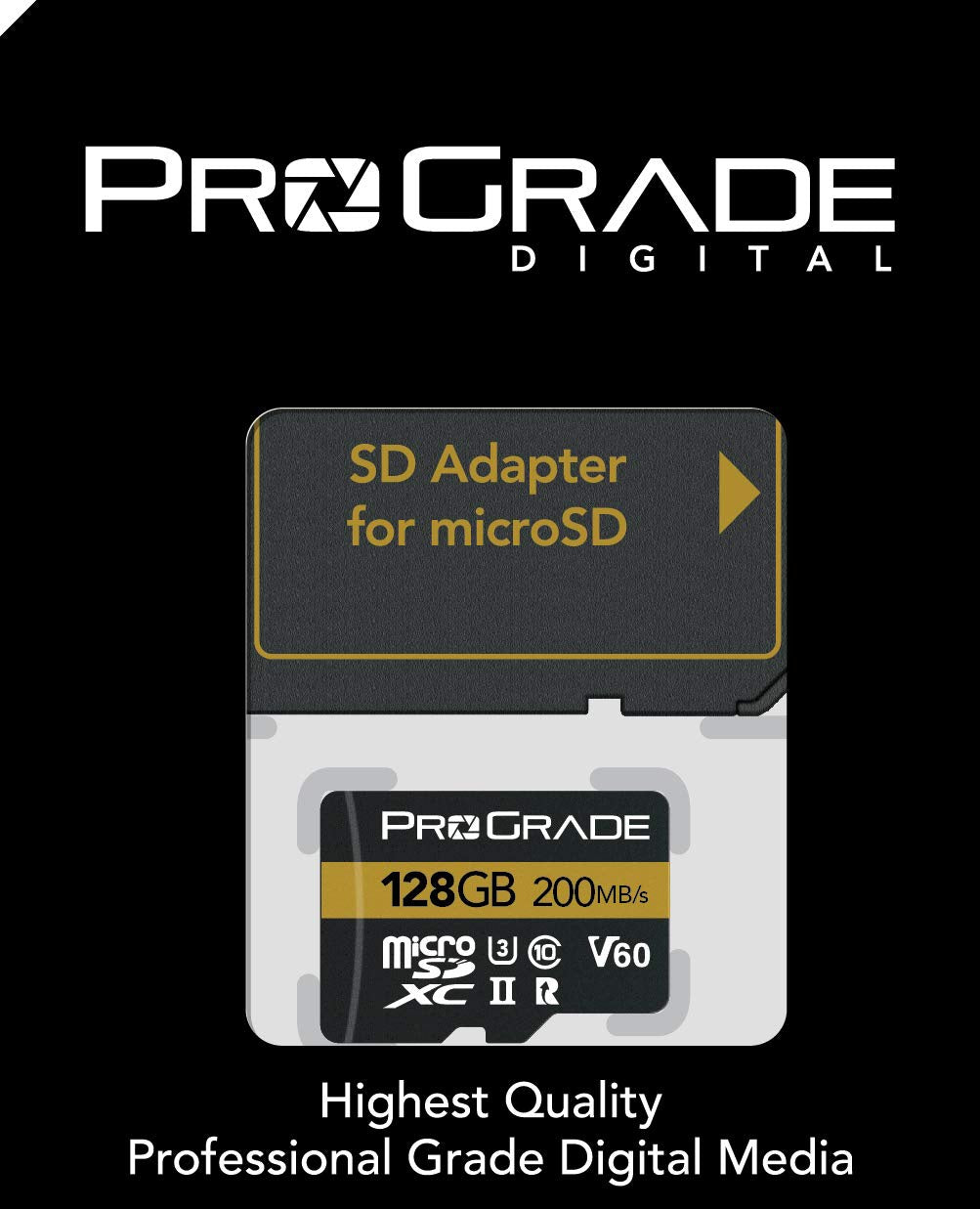 ProGrade Digital 64GB UHS-II microSDXC Memory Card with SD Adapter – GEARS  OF FUTURE