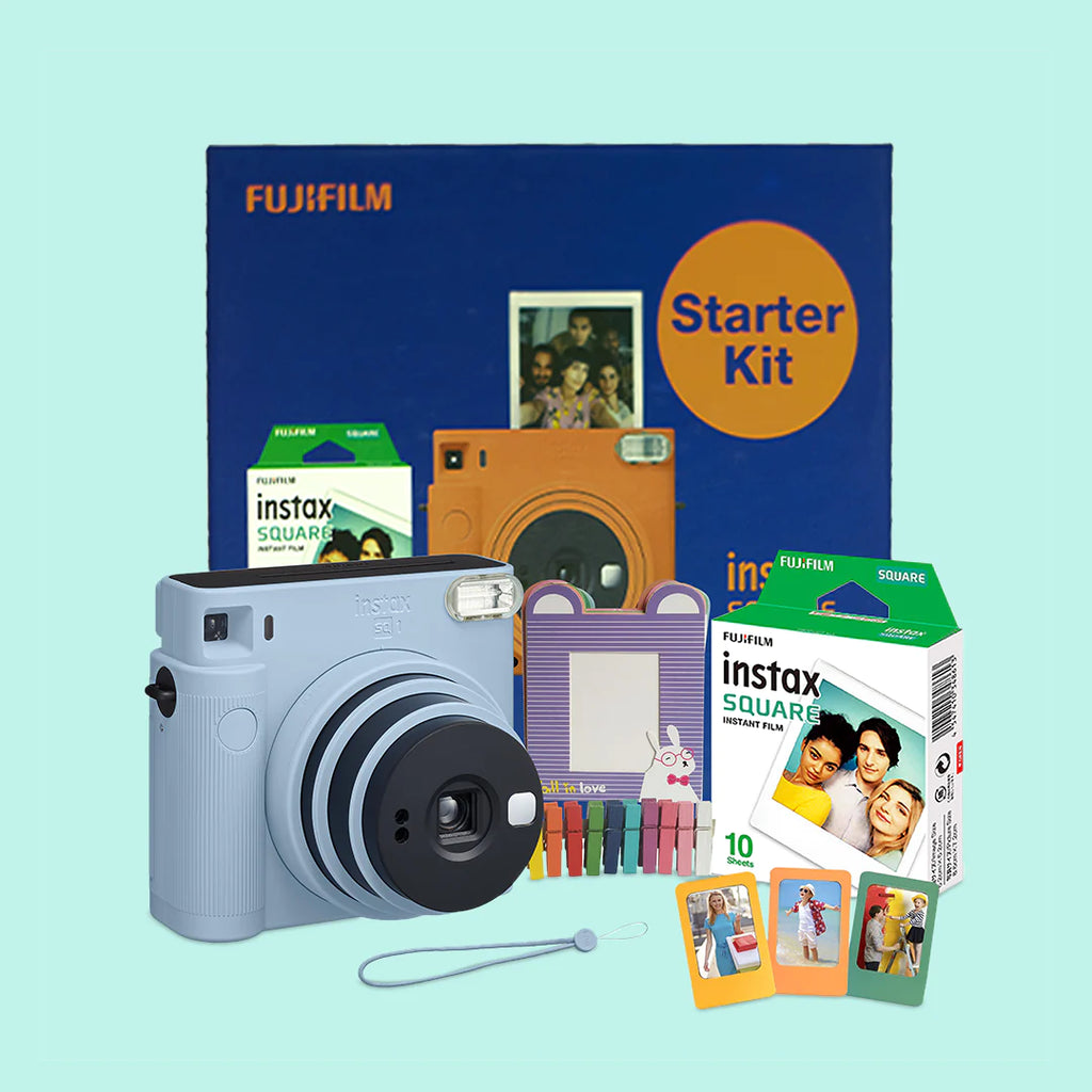 Fujifilm Instax SQ1 Starter Kit GLACIER BLUE