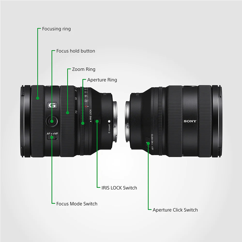 Sony E Mount FE 20-70mm F4 G Full Frame Lens (SEL2070G)