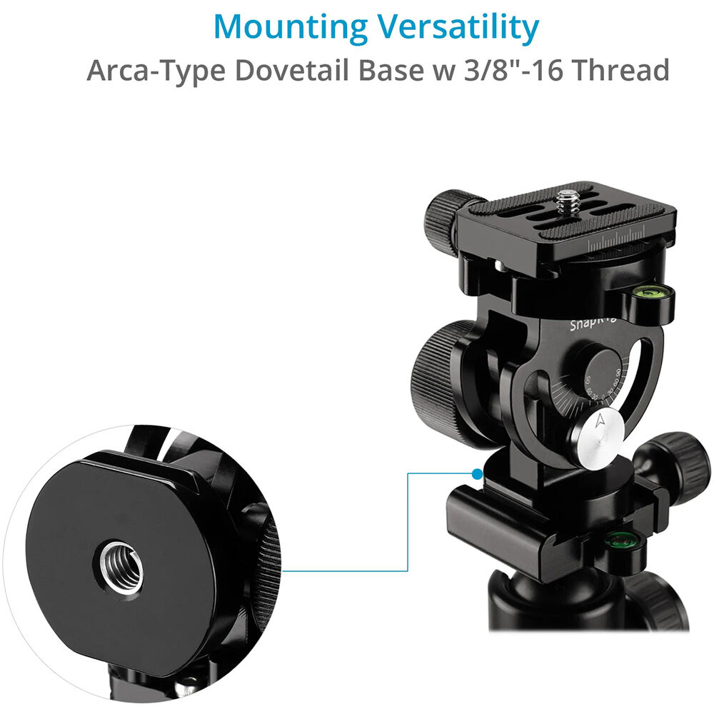 Proaim SnapRig Tilt Camera Head for Monopods with Arca-Type Quick Release