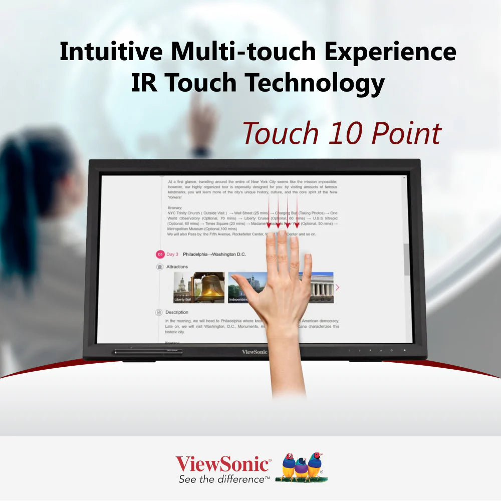 VIEWSONIC TD2423 24" IR Touch Monitor