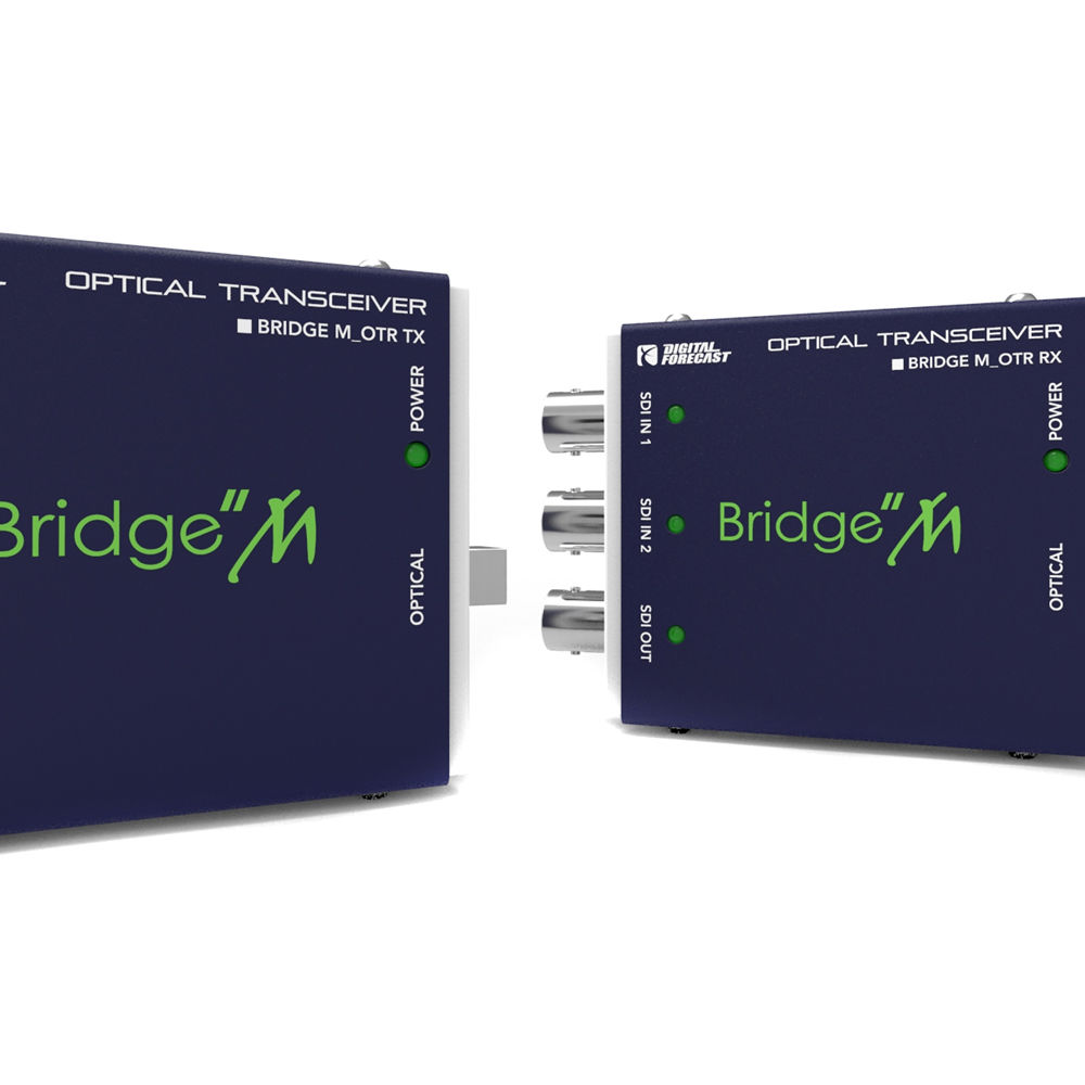 DIGITAL FORECAST Bridge M_OTR Mini SDI Optical Transmitter and Receiver Kit