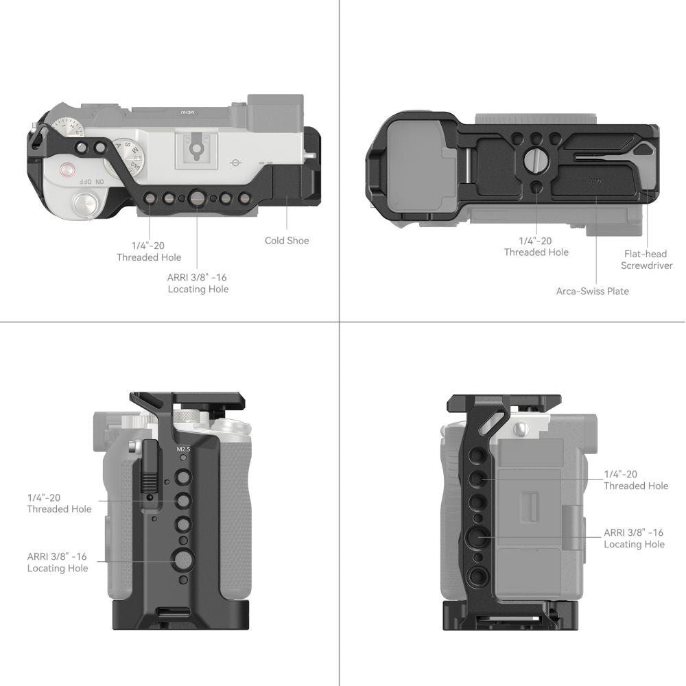 SmallRig 3081B Cage for Sony Alpha 7C