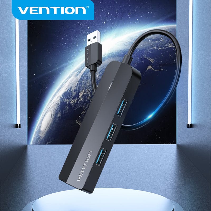 Vention 3-Port USB 3.0 Hub with Gigabit Ethernet Adapter