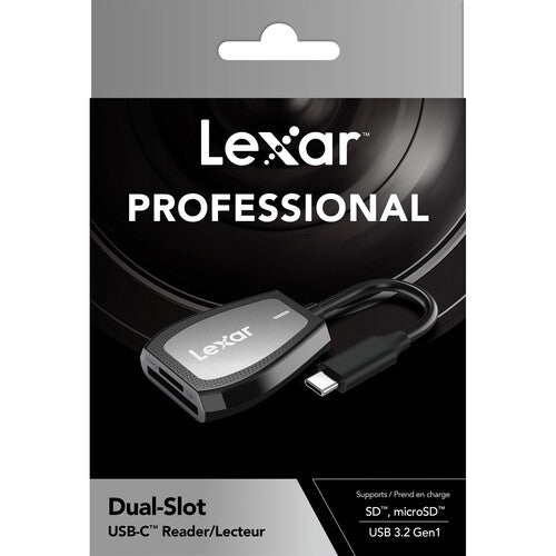 Lexar Professional USB Type-C Dual-Slot Card Reader