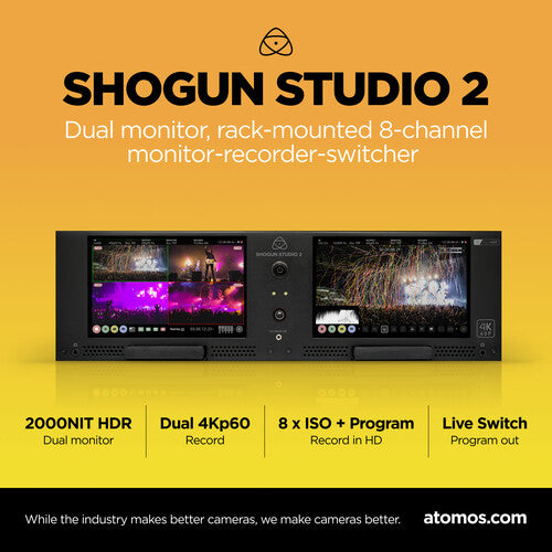 Atomos Shogun Studio II Rackmount 4K Dual Recorder & Monitor