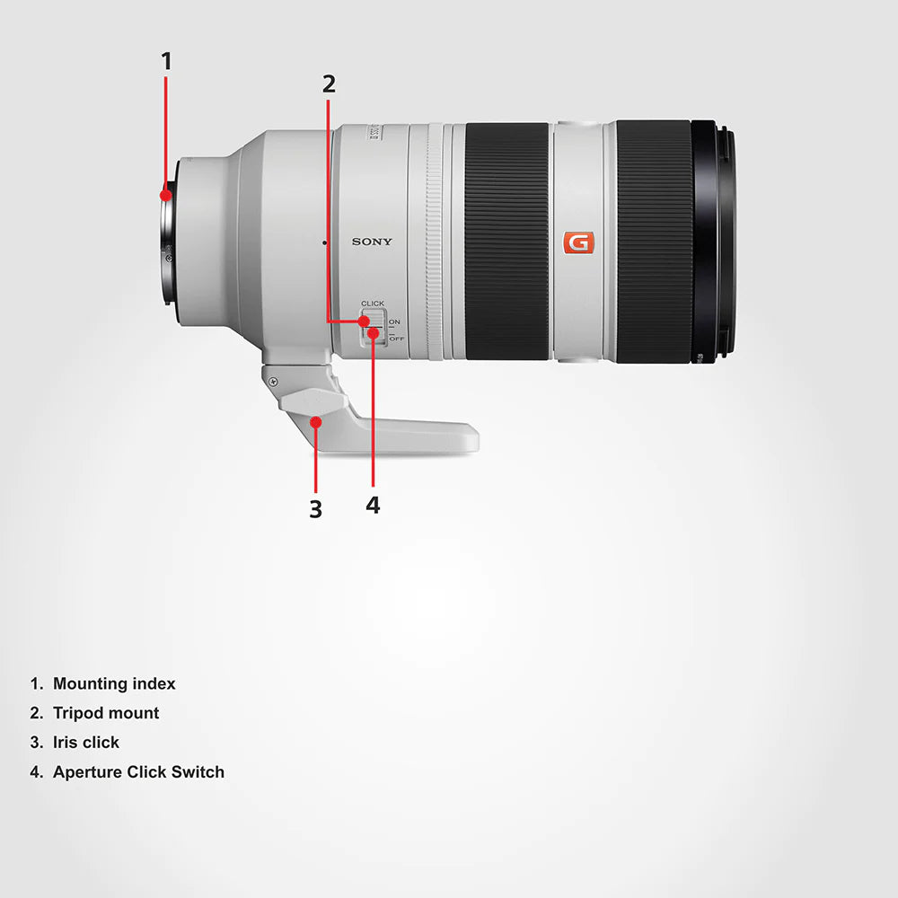 Sony FE 70–200 Mm F2.8 GM OSS II (SEL70200GM2) E-Mount Full-Frame, Telephoto Zoom G Master Lens