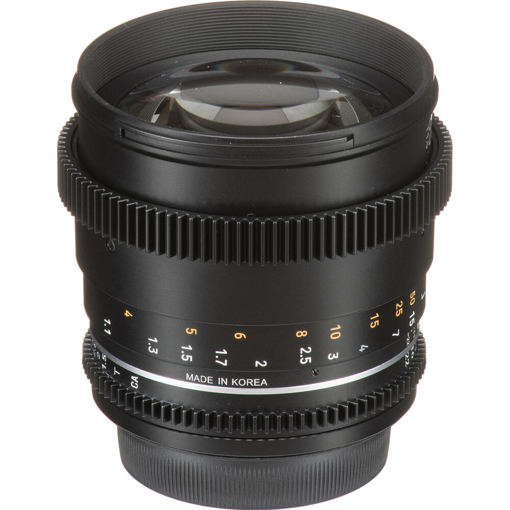 Samyang 85mm T1.5 VDSLR MK2 Lens For Canon