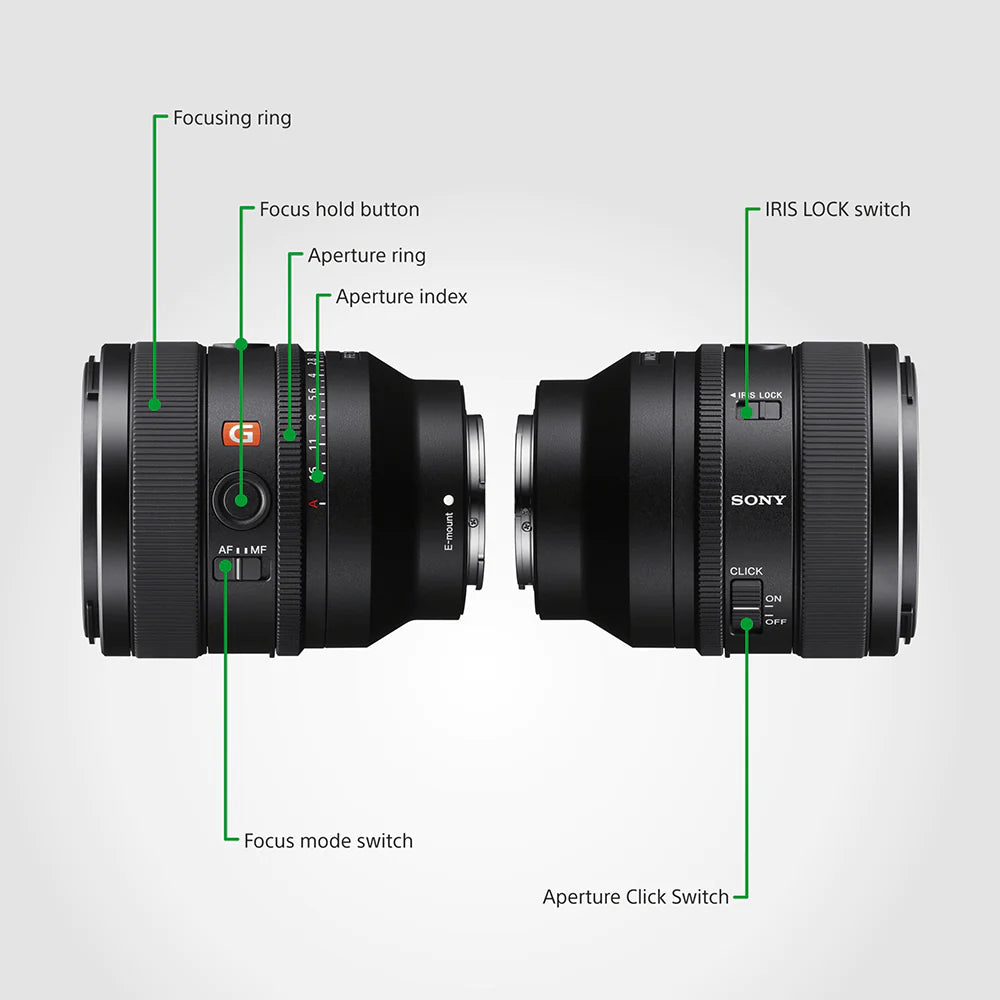 Sony E Mount FE 50 Mm F1.4 GM Full Frame Lens (SEL50F14GM)