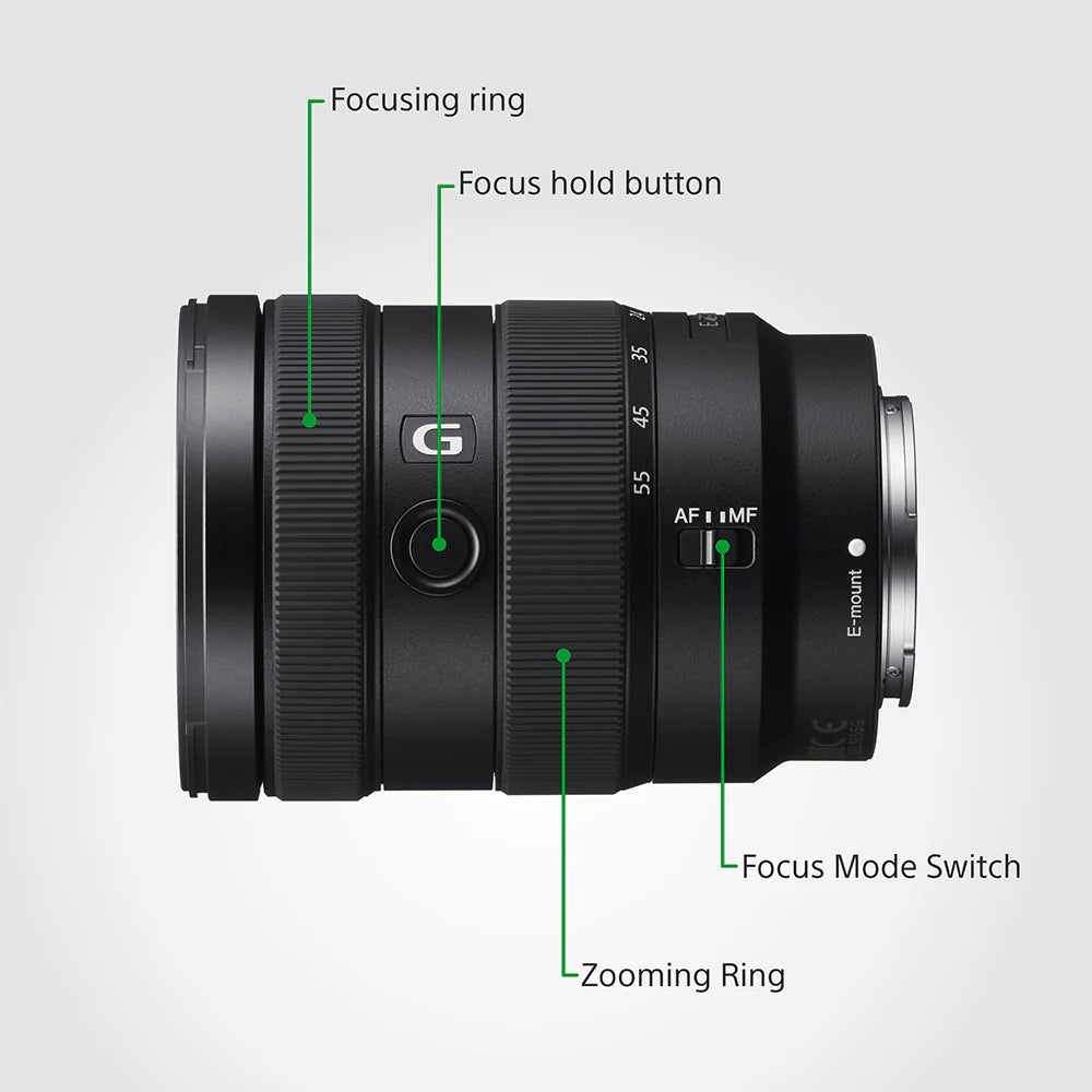 Sony E 16–55 Mm F2.8 G (SEL1655G) E-Mount APS-C, Ultra-Standard Zoom G Lens