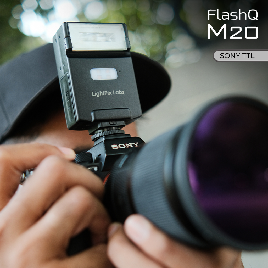 LightPix Labs FlashQ M20 with Transmitter For Sony TTL