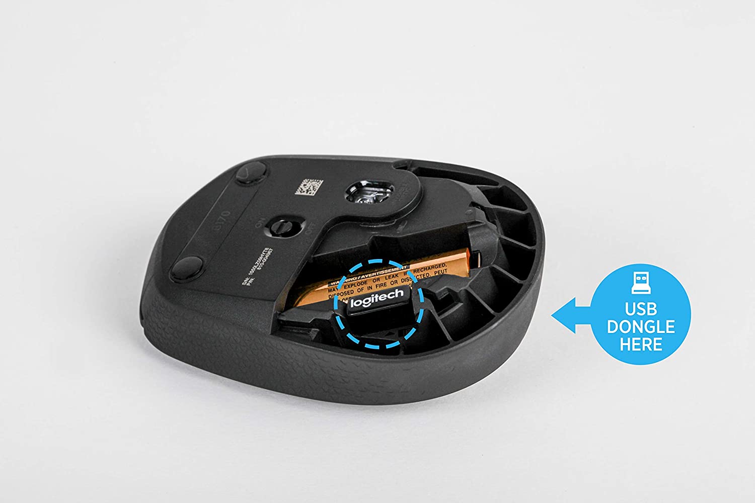 Logitech B170 Wireless Mouse (Black) – FUTURE OF GEARS