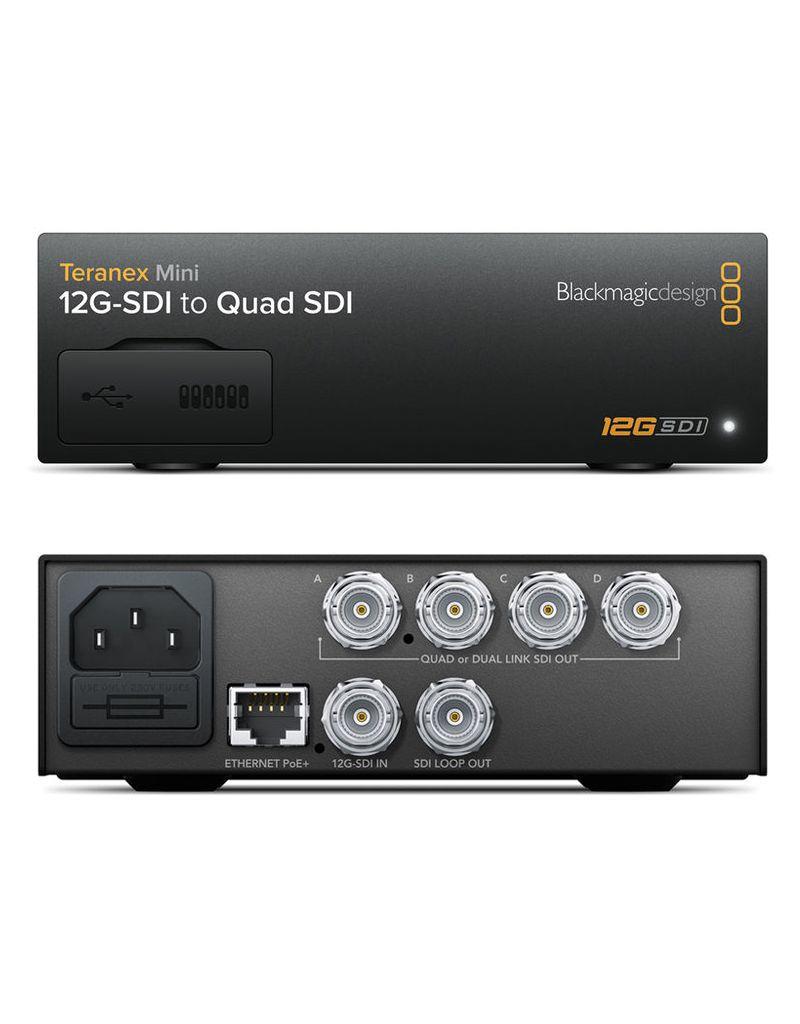 Blackmagic Teranex Mini 12G-SDI to Quad SDI